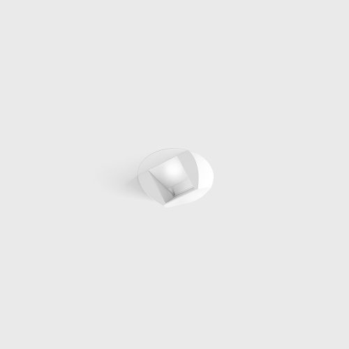 Ceiling recessed luminaire NANO R WW TRIMLESS, D35mm, H80mm, CREE LED 6W, 503Lm, 3000K, 25x46fok, CRI>90, 500mA, IP20, white color