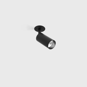Spot világítás - Ceiling recessed luminaire NANO TUB S TRIMLESS, D30mm, Н60mm, CREE LED 4.5W, 491Lm, 3000K, 50fok, CRI>90, 500mA, IP20, black color