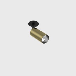 Spot világítás - Ceiling recessed luminaire NANO TUB S TRIMLESS, D30mm, Н60mm, CREE LED 4.5W, 491Lm, 3000K, 50fok, CRI>90, 500mA, IP20, brass color