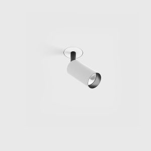 Spot világítás - Ceiling recessed luminaire NANO TUB S TRIMLESS, D30mm, Н60mm, CREE LED 4.5W, 491Lm, 3000K, 50fok, CRI>90, 500mA, IP20, white/black color