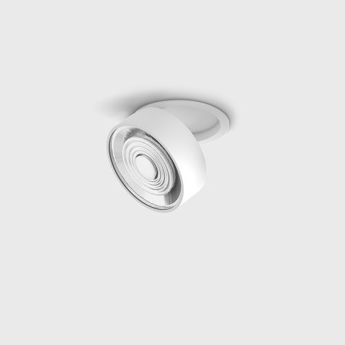 Ceiling recessed luminaire SOL IN, D95mm, H33mm, LED 14W, 1425Lm, 3000K, 38fok, CRI>90, 350mA, IP20, white color