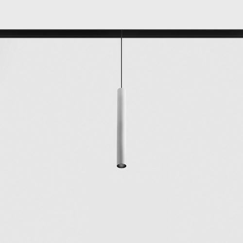 Suspended luminaire IN_LINE TUB S P 300, D30mm, H300mm, CREE 8W, 389Lm, 3000K, 50fok, CRI>90, 2 wired, DIM DALI, IP20, white color