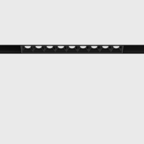 IN_LINE COMFORT 205 line light, L205mm, W24.5mm, H48mm, CREE LED 12W, 850Lm, 3000K, 36fok, CRI>90, 2 wired, ON/OFF, IP20, black color