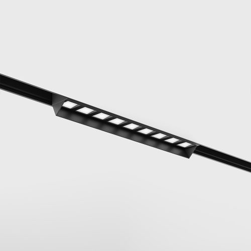 IN_LINE WALL WASHER 205 line light, L205mm, W24.5mm, H59mm, LED 10W, 1025Lm, 4000K, 48x25fok,  CRI>90, 2 wired, ON/OFF, IP20, black color