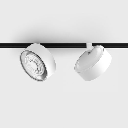 IN_LINE SOL spot light, D95mm, H33mm, LED 10.8W, 1210Lm, 3000K, 38fok, CRI>90, 2 wired, ON/OFF, IP20, white/white color