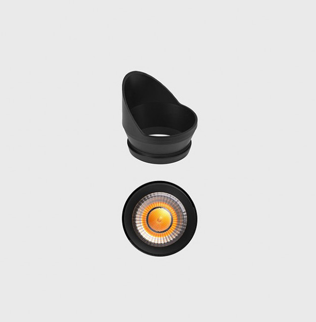 Kültéri beépíthető lámpa - WALL WASHER for series TUB M, D50mm, H52mm, black color Kültéri beépíthető lámpa - WALL WASHER for series TUB M, D50mm, H52mm, black color