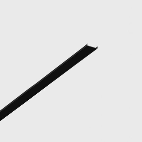 IN_LINE COVER R/S Track cover for recessed & surface, L3000mm, W27mm, H6mm, IP20, black color 