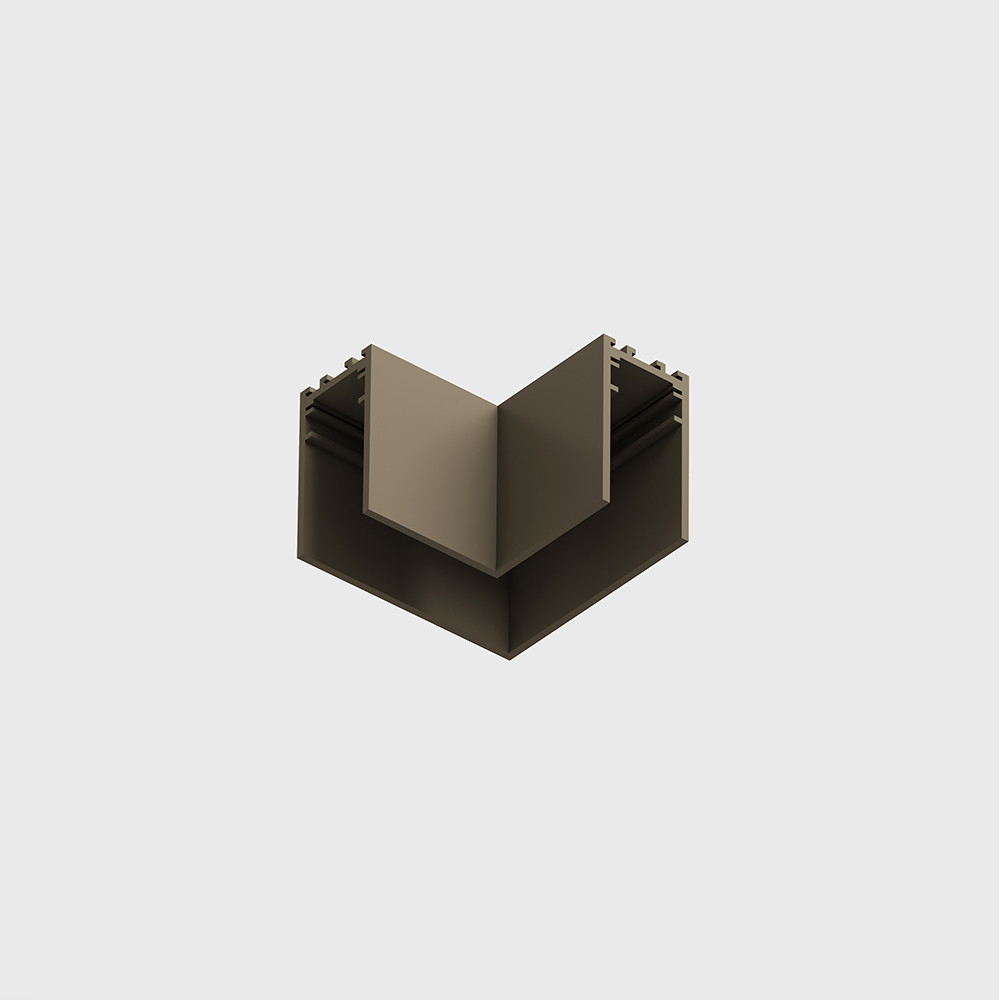Sínes rendszerek - IN_LINE CORNER S HR Surface/suspension "L" track connector, L58mm,W58mm, H54mm, like brass color Sínes rendszerek - IN_LINE CORNER S HR Surface/suspension "L" track connector, L58mm,W58mm, H54mm, like brass color