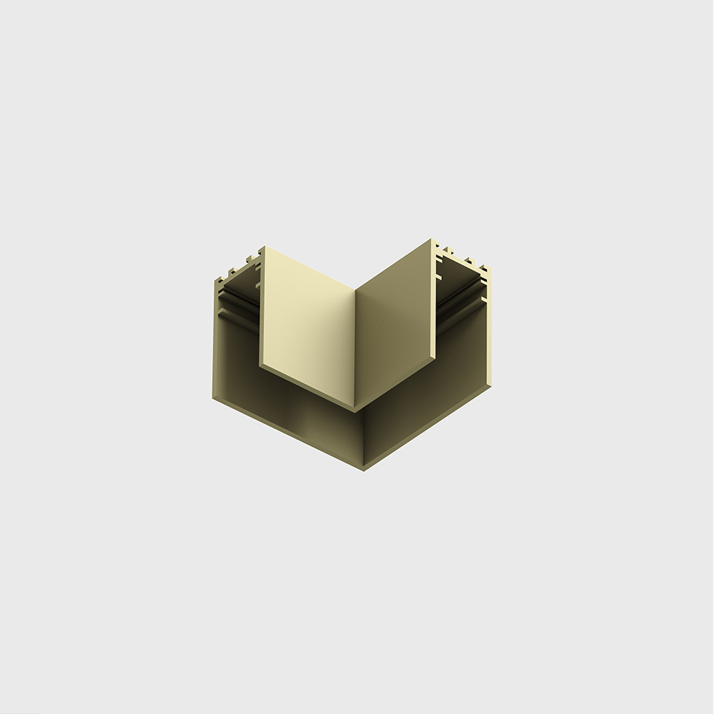 Sínes rendszerek - IN_LINE CORNER S HR Surface/suspension "L" track connector, L58mm,W58mm, H54mm, like gold color Sínes rendszerek - IN_LINE CORNER S HR Surface/suspension "L" track connector, L58mm,W58mm, H54mm, like gold color