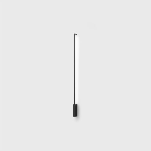 Surface mounted luminaire ROD. H1500mm, SP90mm, W35mm, LED 18W, 1080Lm, CRI>90, 3000K, 220V, IP20, black color