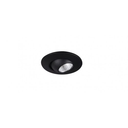 MaxLight H0105 OPRAWA WPUSTOWA MAX YUCA ROUND TILTED BLACK 3W - MAX-H0105