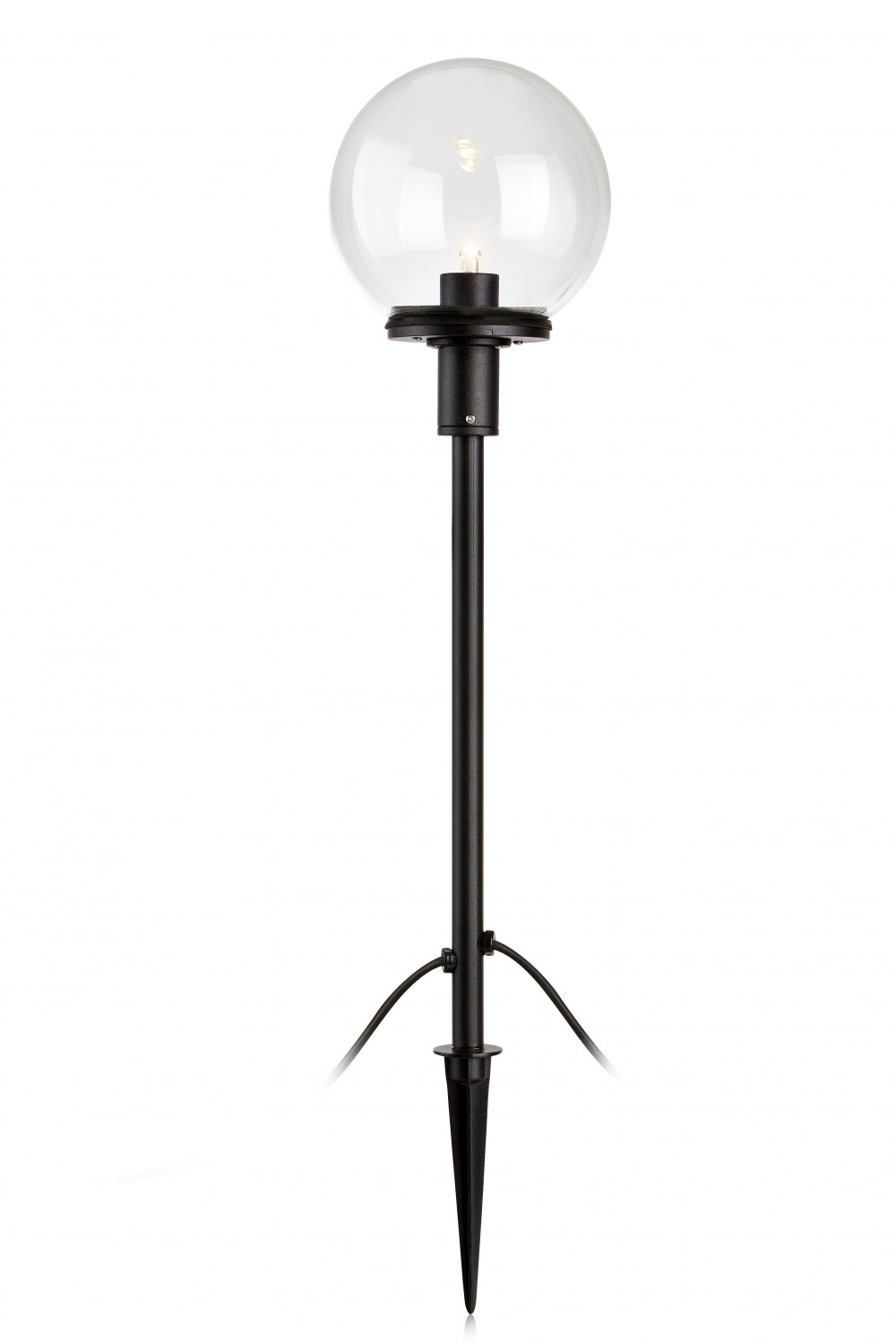 Kert világítás - Markslöjd GARDEN 24 Słupek Kula 60cm Czarny/Przezr. - MS-107283 Kert világítás - Markslöjd GARDEN 24 Słupek Kula 60cm Czarny/Przezr. - MS-107283