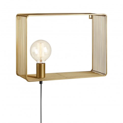 Markslöjd SHELF gold wall lamp