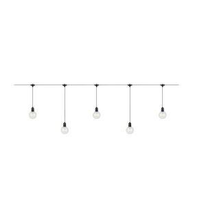 Kert világítás - Markslöjd GARDEN 24 DECO Light Chain 10L Extra Black/Clear