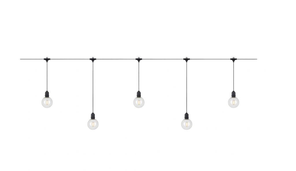 Kert világítás - Markslöjd GARDEN 24 DECO Light Chain 10L Extra Black/Clear Kert világítás - Markslöjd GARDEN 24 DECO Light Chain 10L Extra Black/Clear