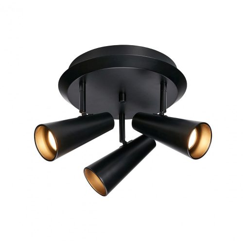 Markslöjd CREST black ceiling lamp