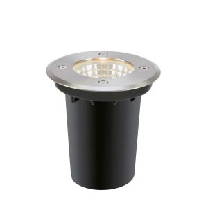 Kültéri beépíthető lámpa - Markslöjd GARDEN 24 Ground Spot 6W Steel/Black - MS-108536
