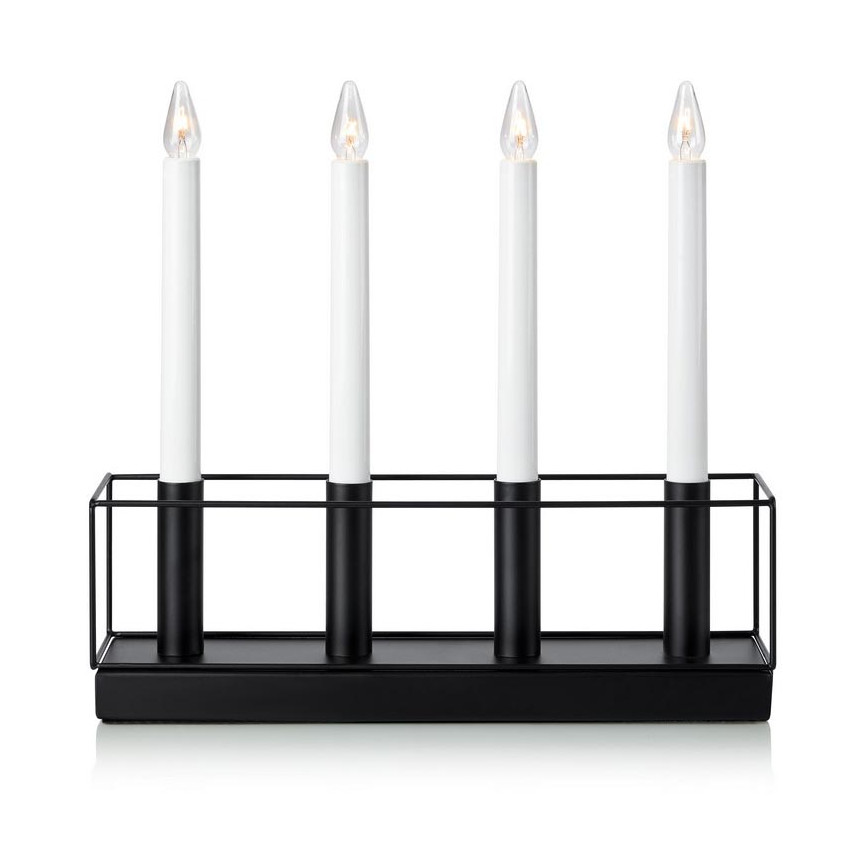 Markslöjd karácsony - MARKSLÖJD KIRUNA Candlestick 4L Black Markslöjd karácsony - MARKSLÖJD KIRUNA Candlestick 4L Black