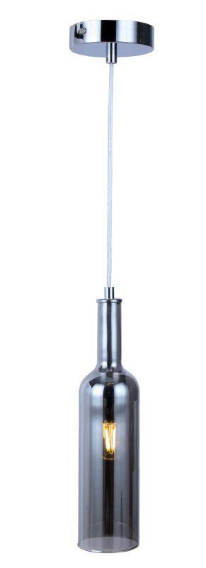 Függeszték - REALITY Bottle Glass pendant lamp chrome canopy+clear cable, shade amber/smoky, for 1xE27,max.40W bulb not incl. glass shade D:8.5cm,H:33.5cm H:max.120cm - REAL-332801-02 Függeszték - REALITY Bottle Glass pendant lamp chrome canopy+clear cable, shade amber/smoky, for 1xE27,max.40W bulb not incl. glass shade D:8.5cm,H:33.5cm H:max.120cm - REAL-332801-02