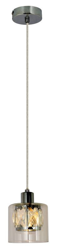 Függeszték - REALITY Elmo Pendant lamp 1-ltmetal chrome finish Crownie shade w D12*H11cm clear glass 1 x E14, max. 40W bulb not inclsize: D:12*H120 cm - REAL-338801-06 Függeszték - REALITY Elmo Pendant lamp 1-ltmetal chrome finish Crownie shade w D12*H11cm clear glass 1 x E14, max. 40W bulb not inclsize: D:12*H120 cm - REAL-338801-06