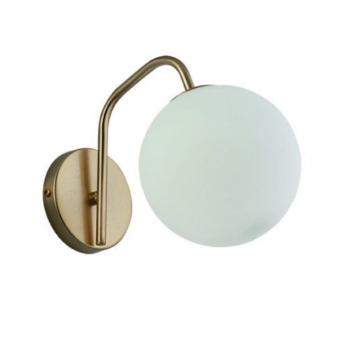 VIOKEF Wall Light Curved Arm Globe - VIO-3094600