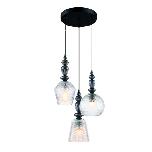 Viokef TALISA black pendant