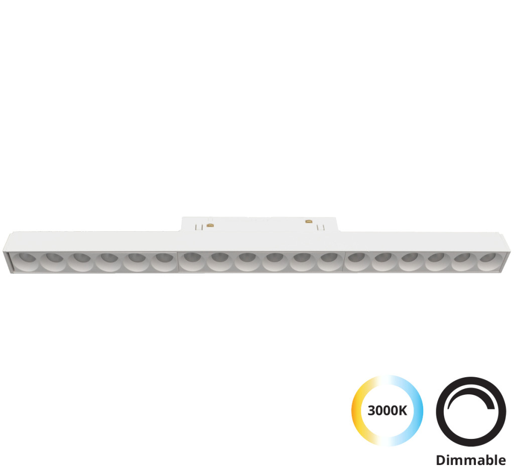 Sínes rendszerek - VIOKEF Linear Antiglare White L:365 Magnetic - VIO-4244408
