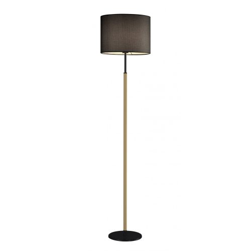 Viokef Alexander black indoor floor lamp
