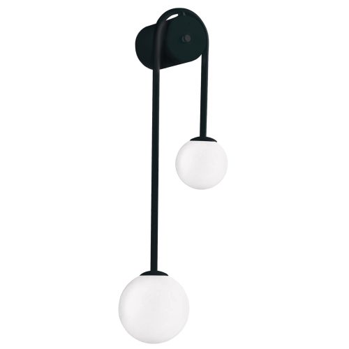 Viokef Polina black wall lamp