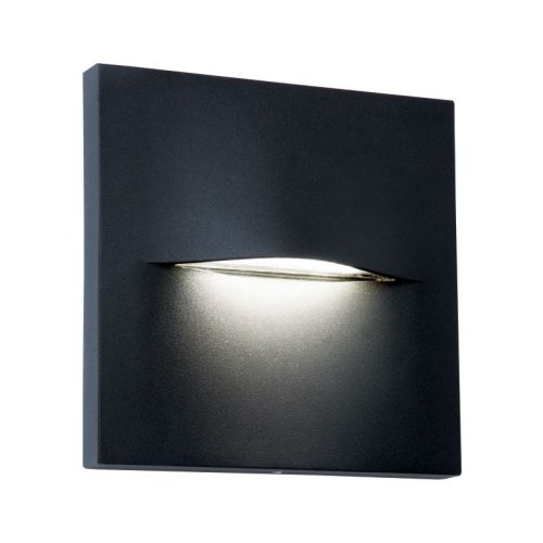 VIOKEF Wall Lamp Dark Grey Square 140x140 Vita - VIO-4298400