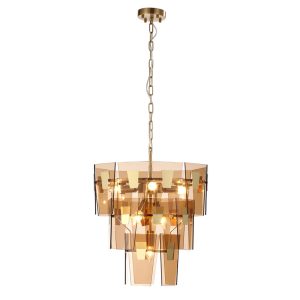 Csillár - VIOKEF Suspended Light Amber Isabella - VIO-4309100